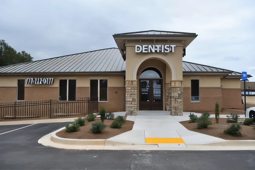 The Hiram Dentistry office building at 5888 Wendy Bagwell Pkwy, Hiram, GA