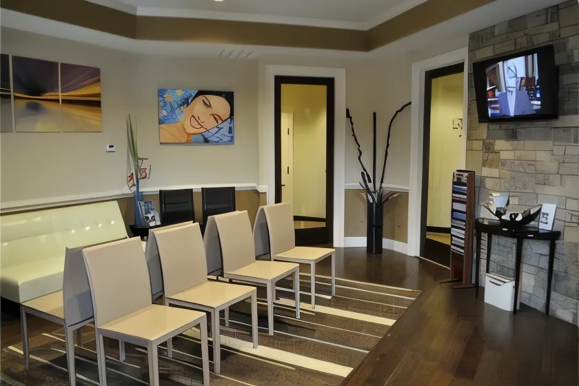Patient waiting lounge at Hiram Dentistry