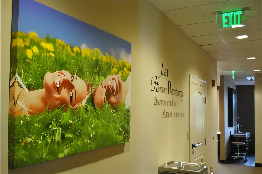 Hallway at Hiram Dentistry